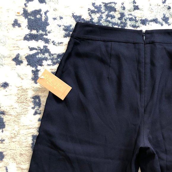 Rachel Rachel Roy Wrap Detail Gaucho Navy Pants - Picture 5 of 6